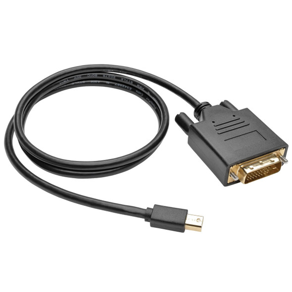 Tripp Lite P586-003-DVI-V2 Mini DisplayPort to DVI Active Adapter M/M 1920 x 1080 1080p 3'