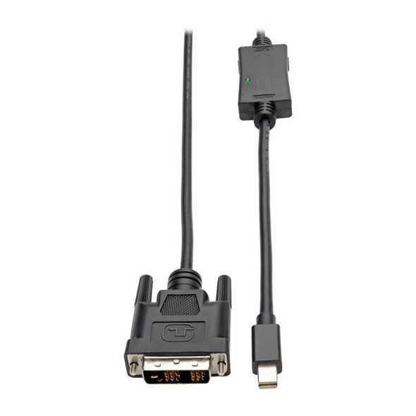 Tripp Lite P586-010-DVI Mini DisplayPort to DVI Adapter Cable M/M 1080p mDP to DVI 10ft