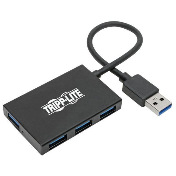 Tripp Lite U360-004-4A-AL USB 3.0 Hub SuperSpeed Slim 4 USB-A Ports 5Gbps Compact Aluminum
