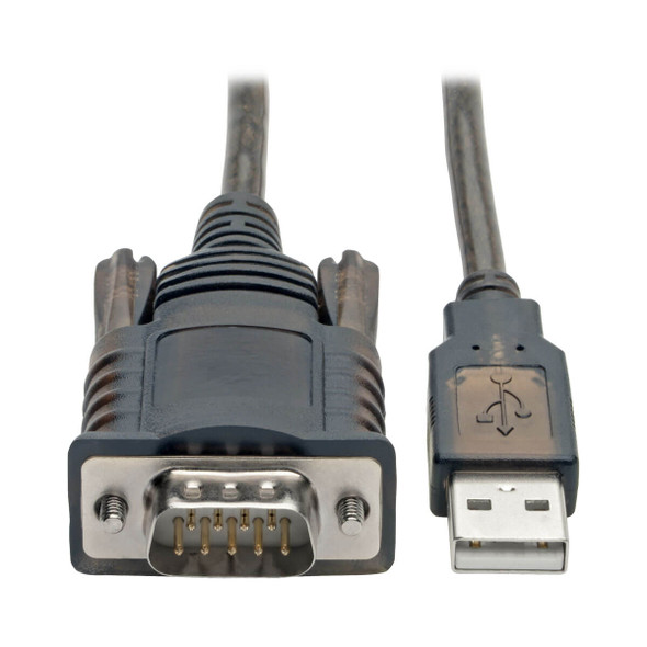 Tripp Lite U209-005-COM FTDI USB to Serial RS-232 Adapter Cable w/ COM Retention M/M 5ft