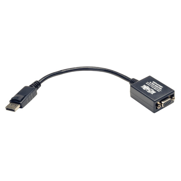 Tripp Lite P134-06N-VGA 6 Inch Displayport to VGA Adapter Connector Plug and Play 6