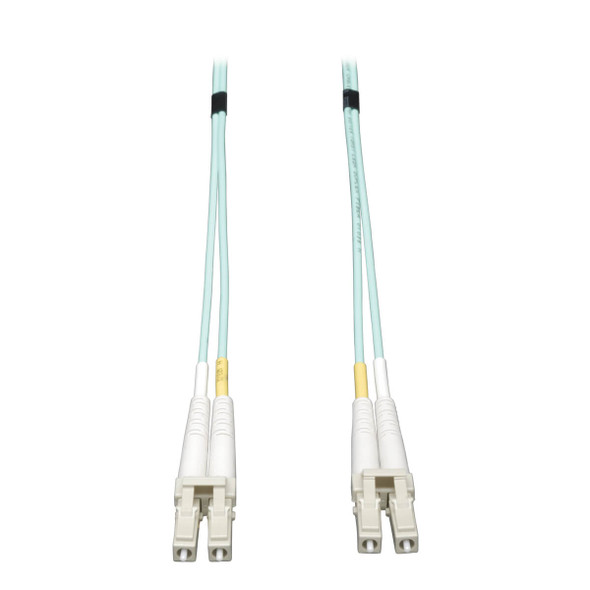 Tripp Lite N820-04M 4M 10Gb Duplex Multimode 50/125 OM3 Fiber Cable LC/LC Aqua 13ft