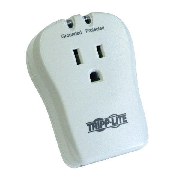 Tripp Lite TRAVELCUBE Notebook Surge Protector Wallmount Direct Plug In 1 Outlet RJ11