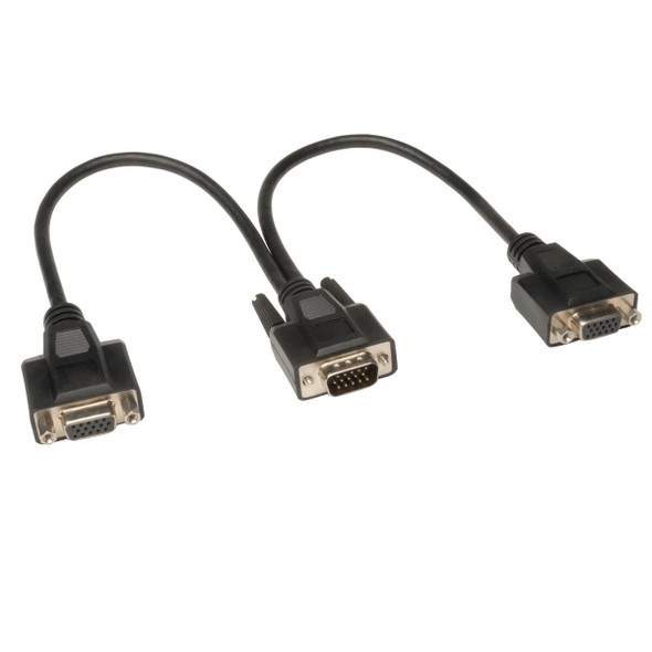 Tripp Lite P516-001-HR 1ft High Resolution SXGA/UXGA Monitor Y Splitter Cable 1'