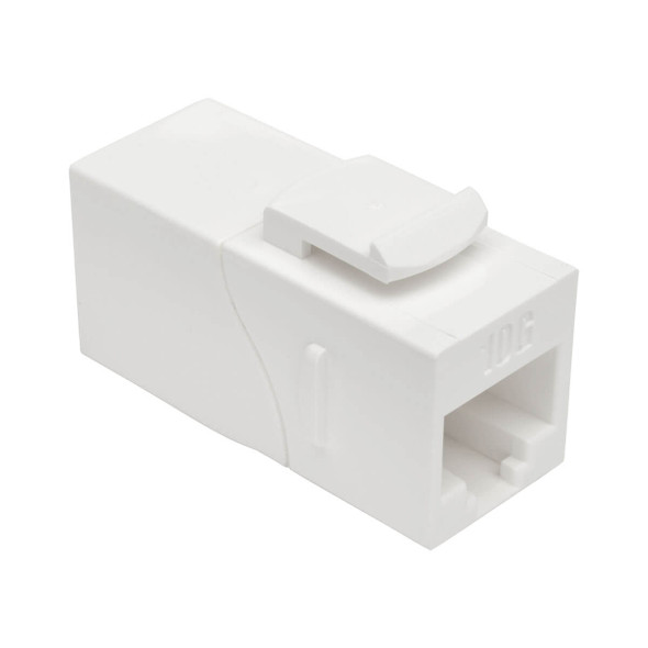 Tripp Lite N235-001-WH-6AD Cat6a Straight Through Modular Shielded In Line Coupler RJ45 FF