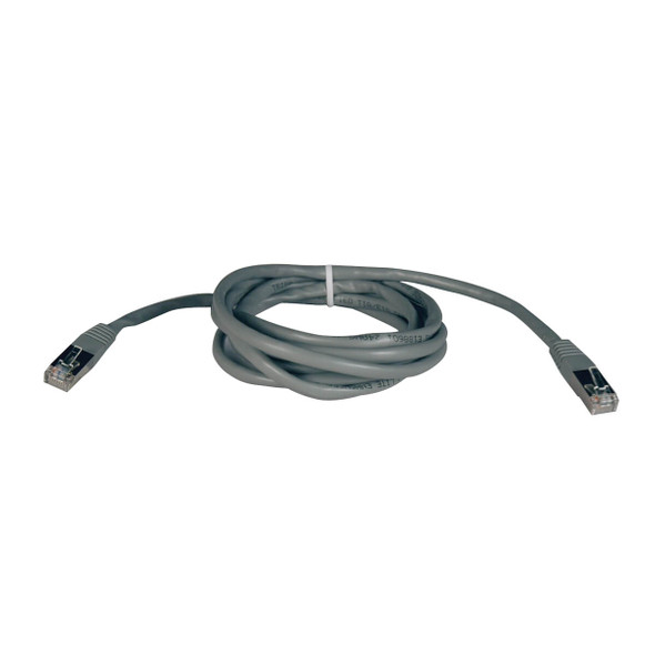 Tripp Lite N105-025-GY 25ft Cat5e Cat5 350MHz Molded Shielded Patch Cable RJ45 Gray 25'
