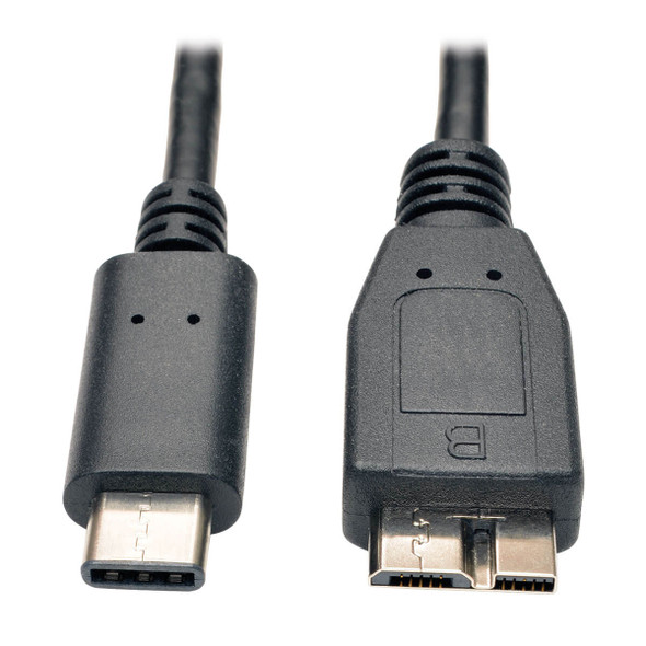 Tripp Lite U426-003-G2 3ft USB 3.1 Gen 2 USB-C to Micro-B Cable M/M 10 Gbps Fast Charge