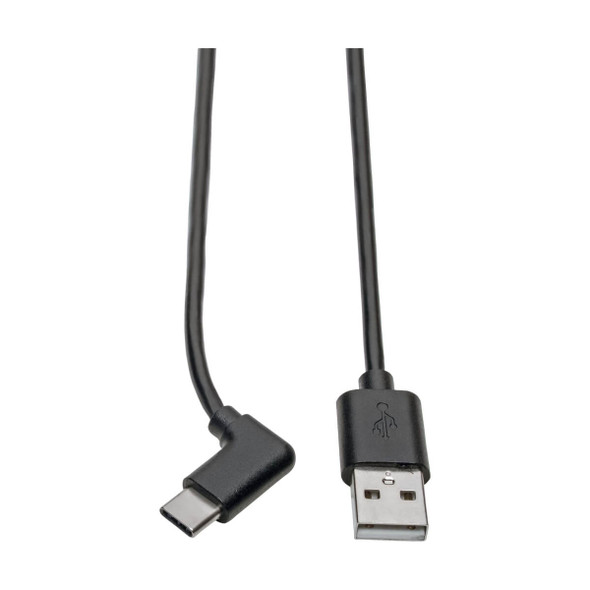Tripp Lite U038-006-CRA USB 2.0 Hi-Speed Cable A to USB Type C USB C M/M Right-Angle 6ft