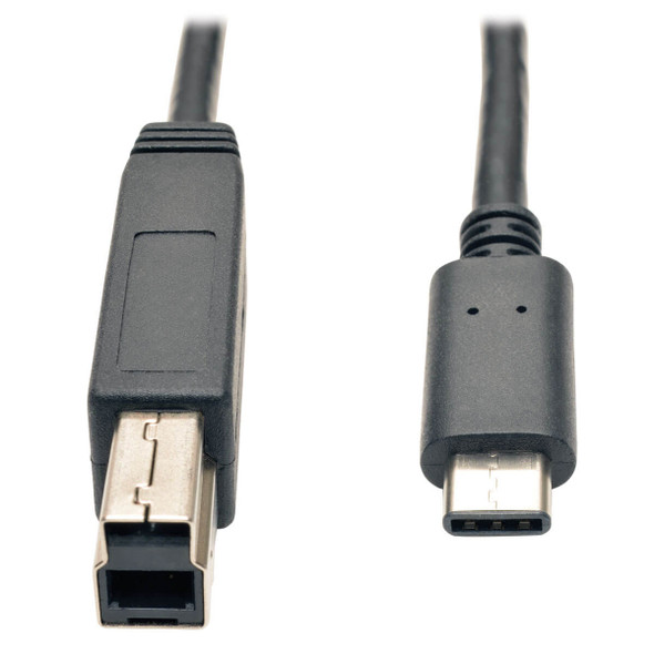 Tripp Lite U422-003 USB 3.1 Gen 1 5 Gbps Cable USB Type-C USB-C to USB Type B M/M 3'