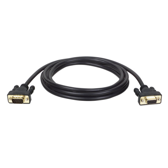 Tripp Lite P510-025 25ft VGA Monitor Extension Gold Cable Shielded HD15 M/F 25'