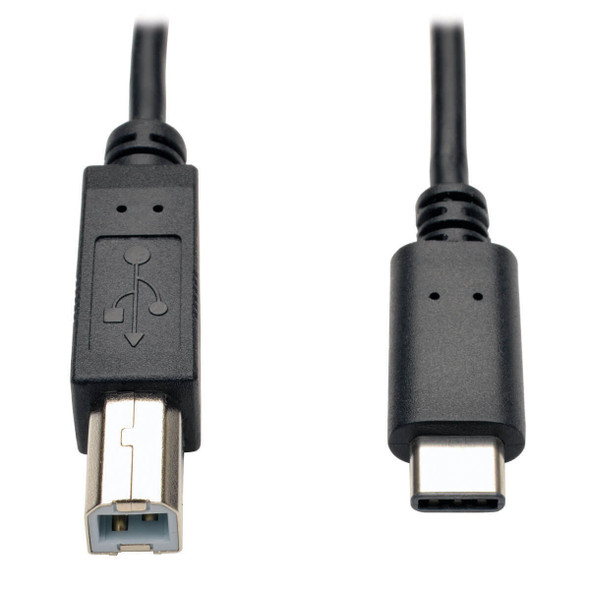 Tripp Lite U040-006 USB 2.0 Hi-Speed Cable B Male to USB Type-C Male 6' 6ft