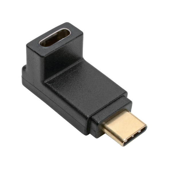 Tripp Lite U420-000-F-UD USB C to USB Type C Adapter Converter Right Angle M/F 10Gbps 3A