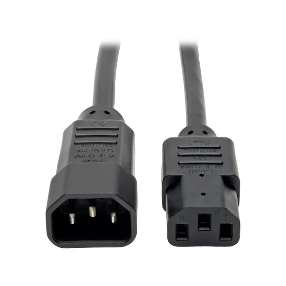 Tripp Lite P004-005-13A 5ft Power Cord Adapter 16AWG 13A 100V - 250V C14 to C13 5'