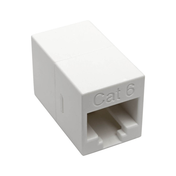Tripp Lite N234-001-WH Cat6 Straight-Through Modular In-Line Coupler Compact F/F TAA