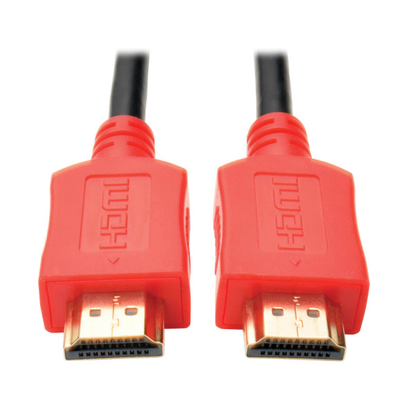 Tripp Lite P568-003-RD 3ft Hi-Speed HDMI Cable Digital A/V HDMI UHD 4K x 2K M/M Red 3'