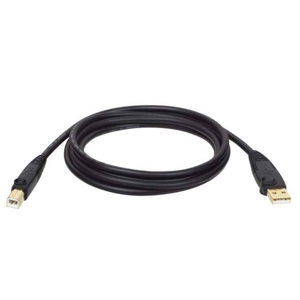 Tripp Lite U022-015 15ft USB 2.0 A/B Gold Device Cable Shielded A Male to B Male 15'