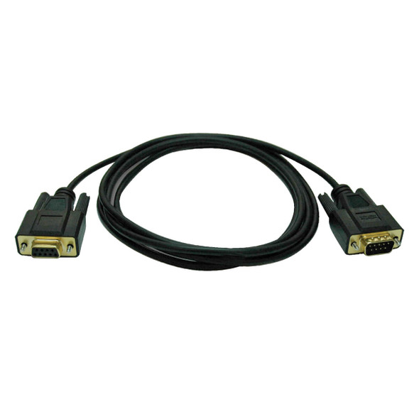 Tripp Lite P454-006 6ft Null Modem Adapter Gold Cable DB9 Female / Male 6'