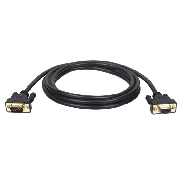 Tripp Lite P510-006 6ft VGA Monitor Extension Gold Cable Shielded HD15 M/F 6'