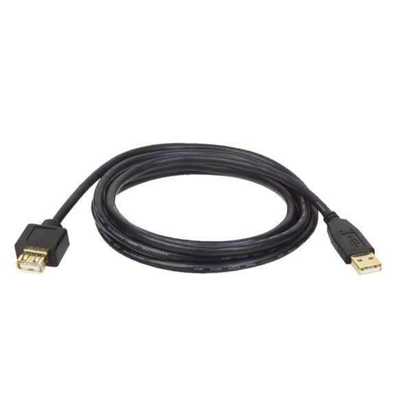 Tripp Lite U024-006 6ft USB 2.0 Gold Extension Cable Shielded USB A Male/Female 6'