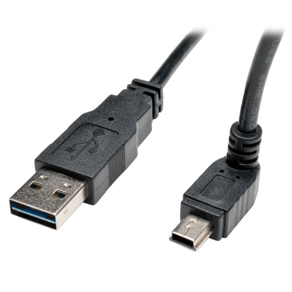 Tripp Lite UR030-003-UPB 3ft USB 2.0 Universal Reversible Cable A to Up 5Pin Mini B 3'