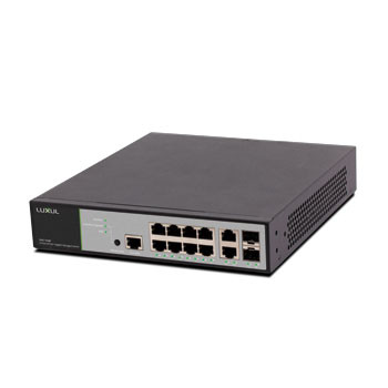 Luxul XMS-1208P 12-Port/8 PoE+ Gigabit Managed Switch