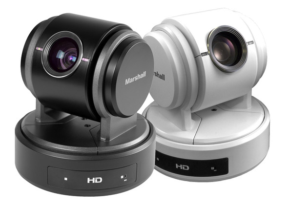 Marshall Electronics CV610-U3-V2 Compact USB3/USB2/HDMI PTZ Camera - Silver/Black