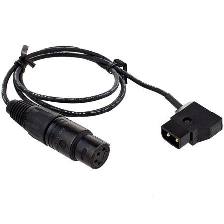 Marshall Electronics V-PAC-XLR -1 Power Cable for V-R65PHD Monitor to Accept DC Power From 4-Pin XLR Equipment