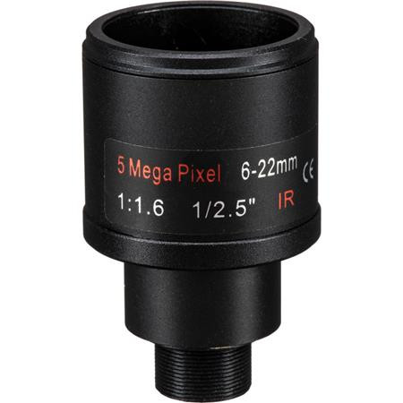 Marshall Electronics CV-0622-5MP M12 Mount 6 22mm IR Varifocal Lens