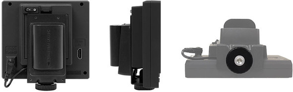 Marshall Electronics V-BR5-CM Bracket / Battery Mount for 5 in LCD Monitor V-LCD50-HDI - Canon BP-970G