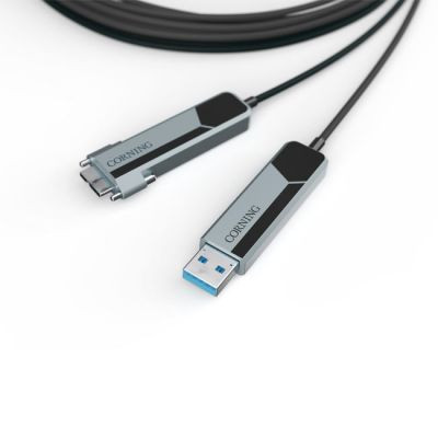 Corning AOC-ABS2JME005M20 USB 3 Optical Cable A to uB 15 Foot