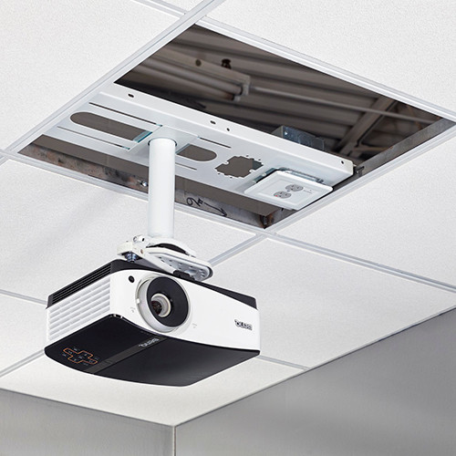 Chief CMS440P2 SpeedConnect Above-Tile Suspended Ceiling Kit with 2-Gang Filter & Surge