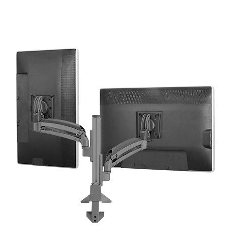 Chief K1C210B K1 Column Mount Dual Display 1L Arm, Black