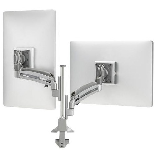 Chief K1C210S K1 Column Mount Dual Display 1L Arm, Silver