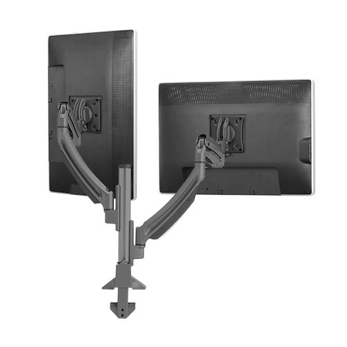 Chief K1C220B K1 Column Mount Dual Display Dual 2L ArmS, Black