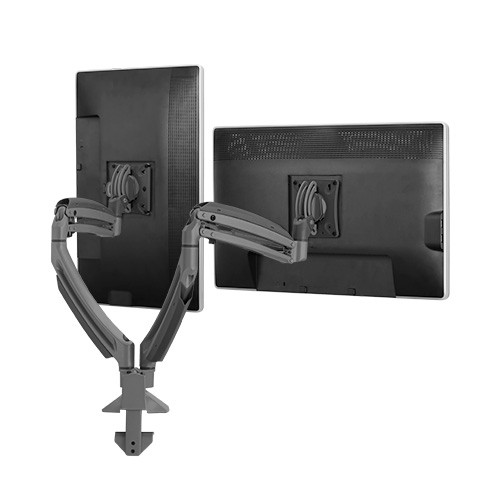 Chief K1D220B K1 Desk Mount Dual Display Dual 2L ArmS, Black