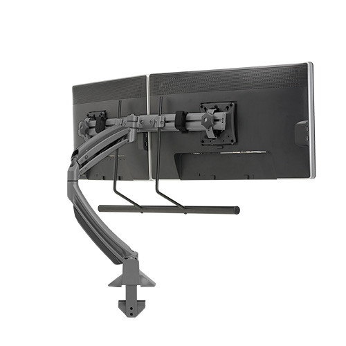 Chief K1D22HB K1 Desk Mount Dual Display 2L Arm H-Array,Black