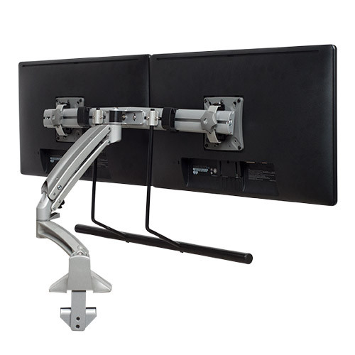 Chief K1D22HSXRH Kontour™ K1D Dynamic Desk Mount, Dual Monitor Array, Reduced Height