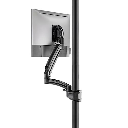 Chief K1P120BXRH Kontour K1P Dynamic 1 Monitor Reduced Height Pole Mount, Black