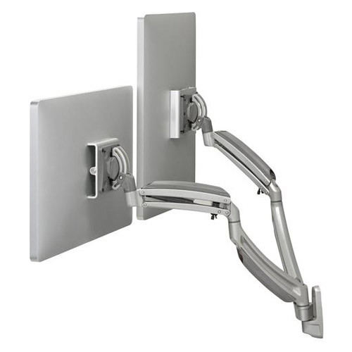 Chief K1W220S K1 Wall Mount Dual Display Dual 2L ArmS, Silver