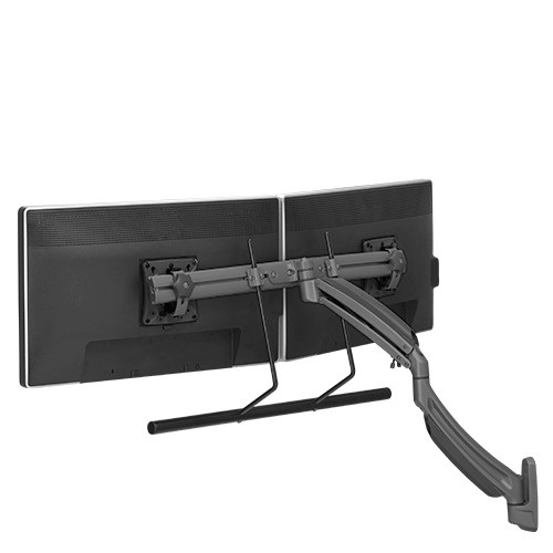 Chief K1W22HB K1 Wall Mount Dual Display 2L Arm H-Array,Black