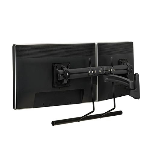 Chief KWD230B 20 in Dual Vertical Monitor Swing Arm Wall Mount