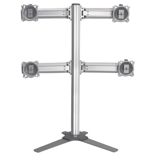 Chief K3F220S Adj Array Quad (2X2) Table Stand, Silver