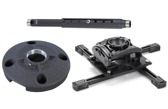 Chief KITQD012018 Chief RPA Elite Universal Projector Mount Kit with 12-18" Adjustable Extension and 6" Ceiling Plate