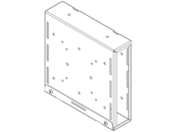 Chief KRA233PB Secure Thin Client PC Mounting Accessory, Column Mount