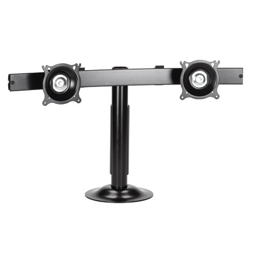 Chief KTG220B Horizontal Dual Array Black Grommet Mount