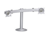 Chief KTG220S Horizontal Dual Array Silver Grommet Mount