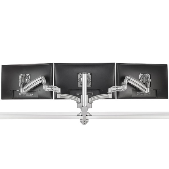 Chief KXC330S KX Column Desk Mount Triple Monitor Arms, Silver