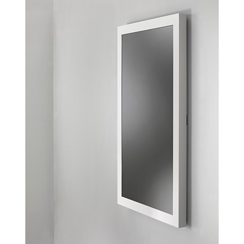 Chief LW40UWPG Impact On-Wall Kiosk with Protective Glass - Portrait 40" White