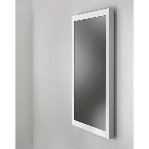 Chief LW47UWPG Impact On-Wall Kiosk with Protective Glass, Portrait 47" White