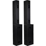 Atlas EMMA2K-B 3-Way Powered Line Array SpeakerSystemtem Pair